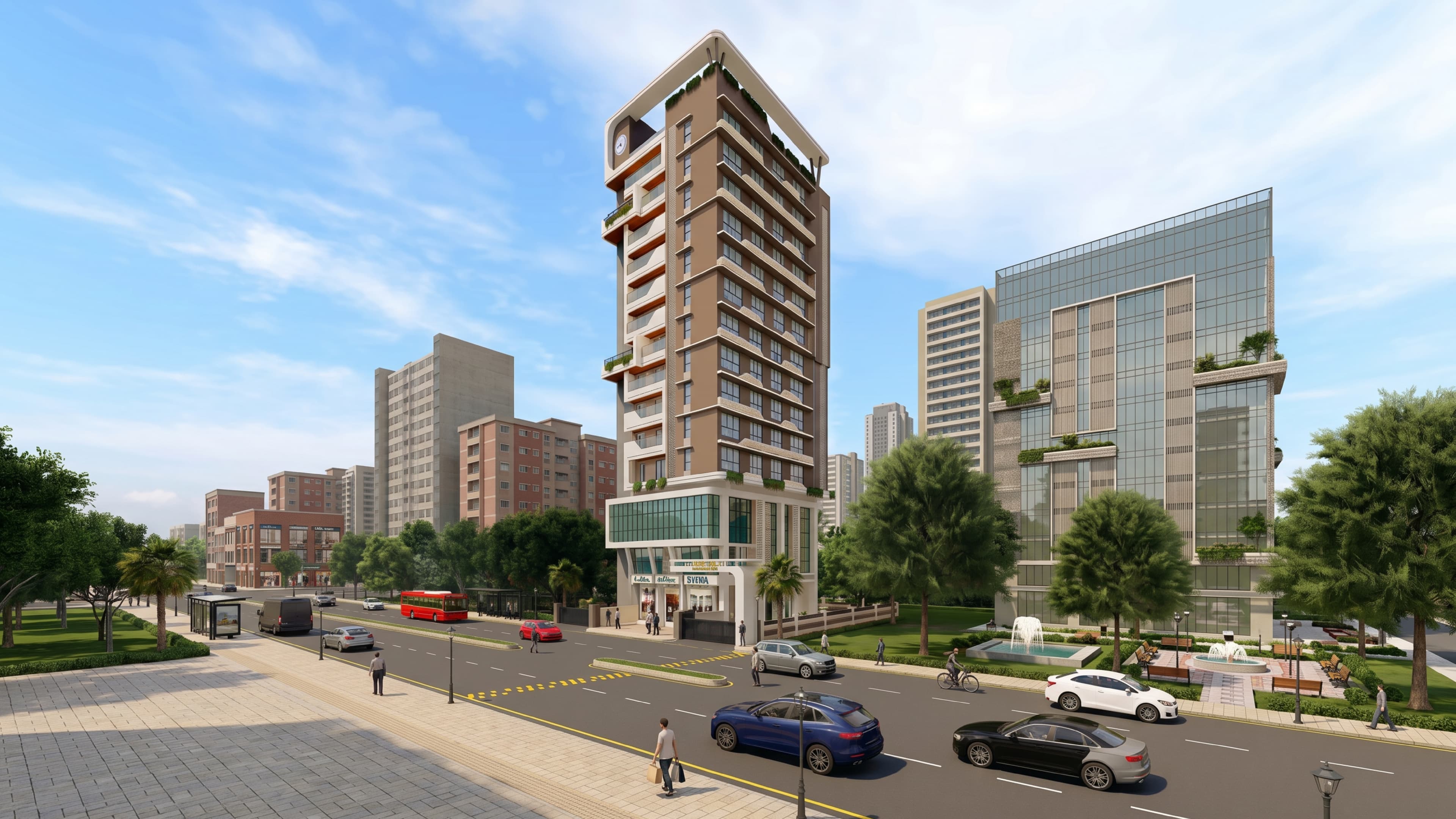 Modern 2 & 3 BHK flats in Majiwada